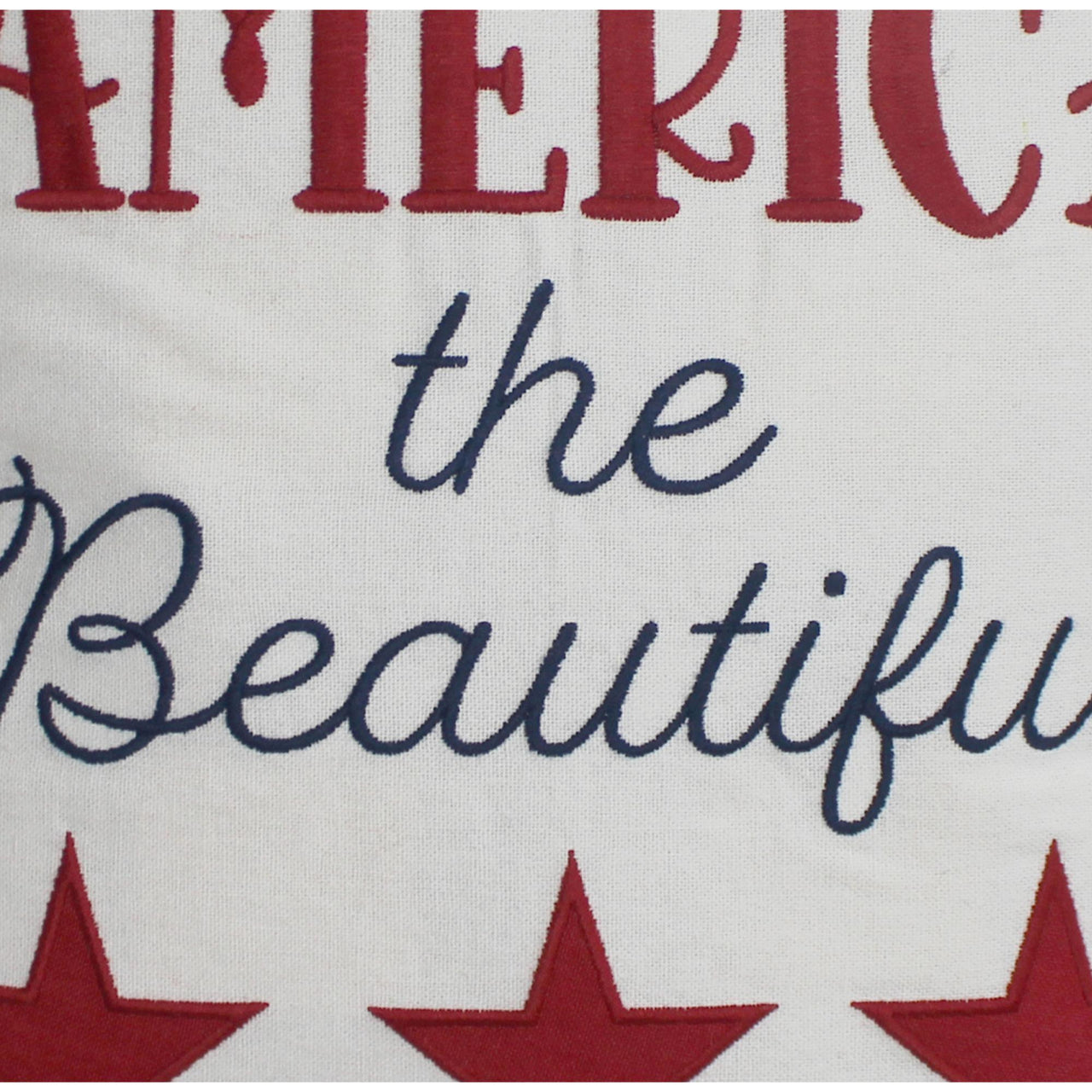 America the beautiful Pillow 14”x14” PL000058 - The Fox Decor