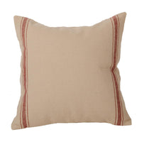 Grain Sack Barn Red Grain Sack Stripe Barn Red Pillow PL164017 - The Fox Decor