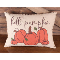F hello pumpkin pillow 14 Inx20 In PL376024 - The Fox Decor