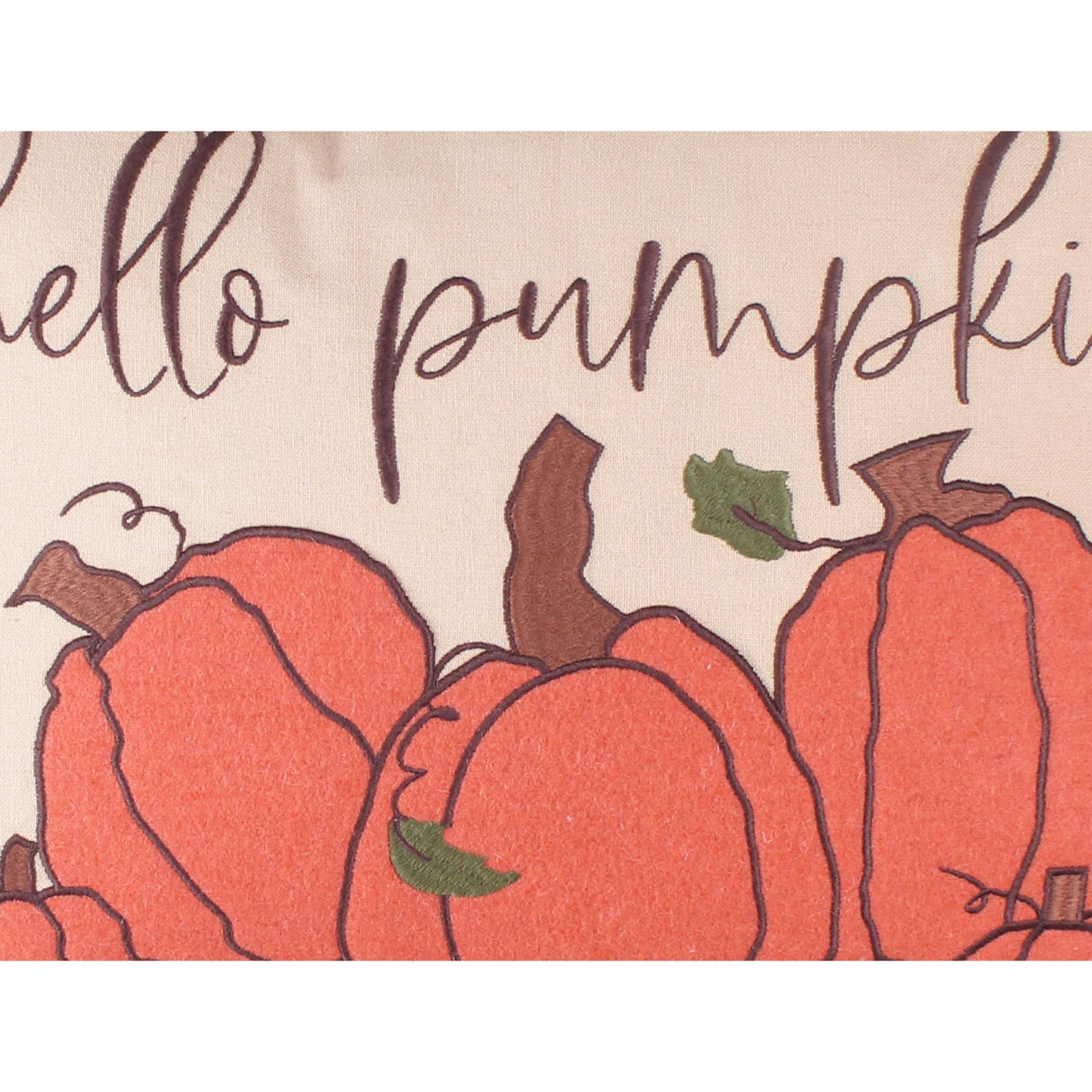 F hello pumpkin pillow 14 Inx20 In PL376024 - The Fox Decor