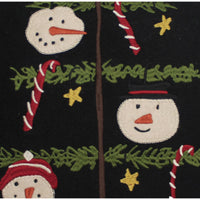 Thumbnail for C Snowmen Fun Tree Pillow 14 In PL762401