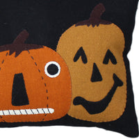 Thumbnail for Jack-o-lanterns Felt Pillow 14 Inch x 14  Inch PL840006