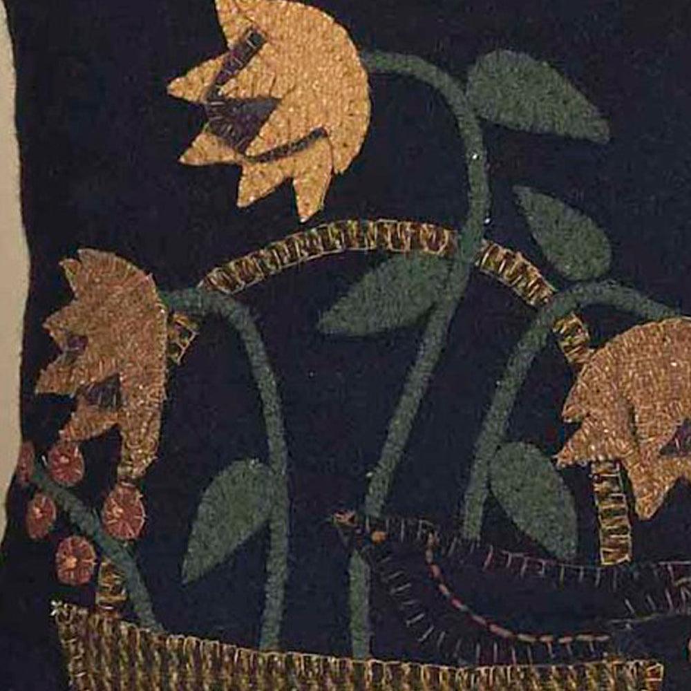 Crow In A Basket Pillow PLAR0059 - The Fox Decor