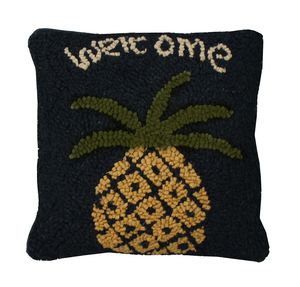 Pineapple Welcome Pillow - Interiors by Elizabeth