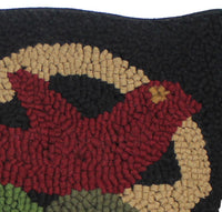 Thumbnail for Bird in Basket Black Pillow PLGP1012