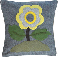 Thumbnail for Yellow Flower Gray Pillow PLGP1013 - The Fox Decor