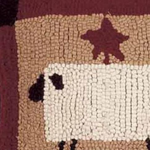 Nutmeg Multi Sheep Pillow PLSS0030 - The Fox Decor