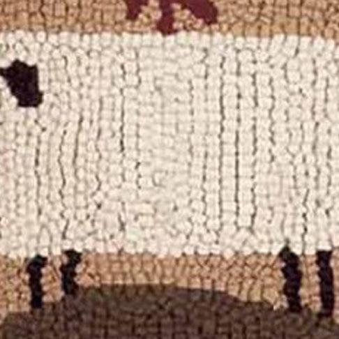 Nutmeg Multi Sheep Pillow PLSS0030 - The Fox Decor