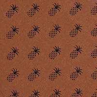 Thumbnail for Mocha Black Pineapple Town Placemat Set Of Six PM101033 - The Fox Decor