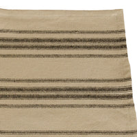 Thumbnail for Grain Sack Stripe Oat Black Placemat Set Of Six PM164211