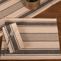 Up Country Stripe Placemat Set of Six PM166011 - The Fox Decor