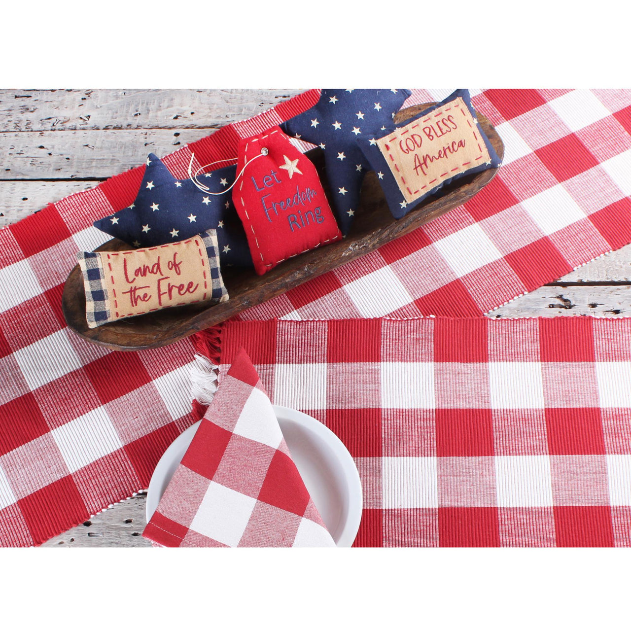 Buffalo Check Crimson Red Placemat PM510019 - The Fox Decor