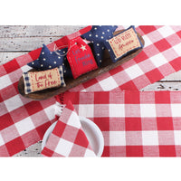 Thumbnail for Buffalo Check Crimson Red Placemat PM510019 - The Fox Decor