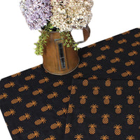 Thumbnail for Pineapple Town - Black set of 6 PM660011 - The Fox Decor