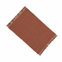 Thumbnail for Barn Red Oat Newbury Gingham Placemat Set Of Six PM670017 - The Fox Decor