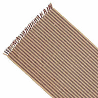 Thumbnail for Barn Red Nutmeg York Ticking Placemat Set Of Six PM880017 - The Fox Decor