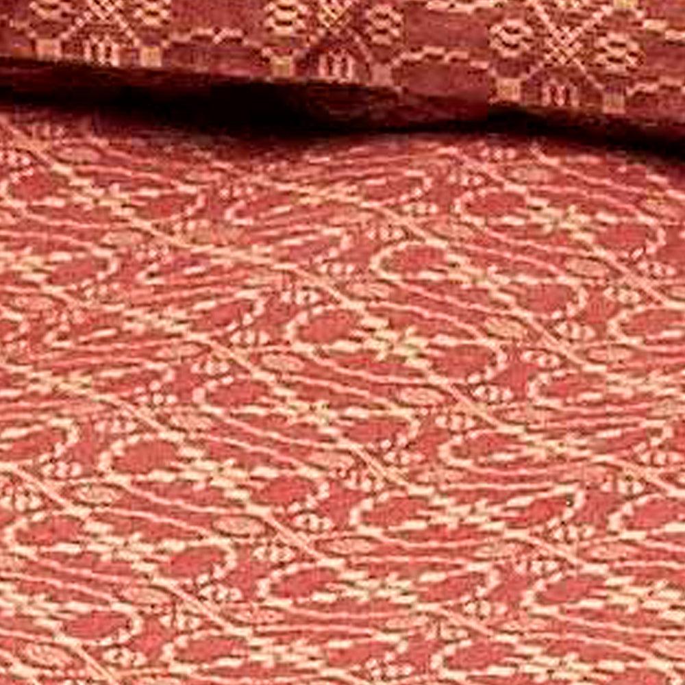 Barn Red Tan Marshfield Jacquard Pillow Sham PS106017 - The Fox Decor