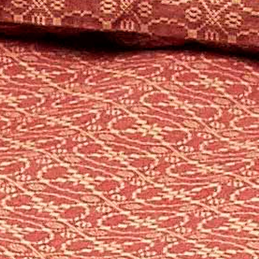 Barn Red Tan Marshfield Jacquard Pillow Sham - Interiors by Elizabeth