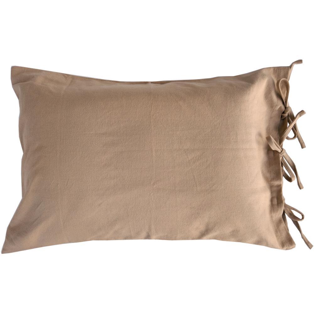 Oat Grain Sack Solid Pillow Sham PS164017 - The Fox Decor