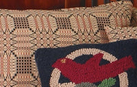 Thumbnail for Trenton Jacquard Nutmeg Black Red Pillow Sham PS243025 - The Fox Decor