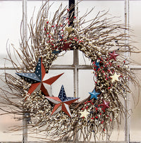 Thumbnail for Ivory Pip Twig Wreath, 22