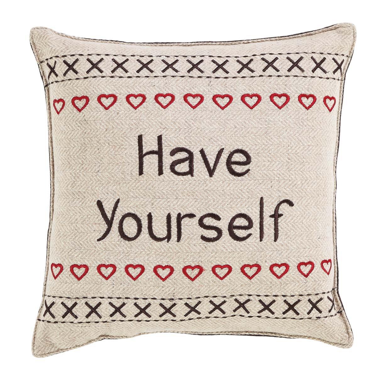 Merry Little Christmas Pillow Have Yourself A Set of 2 12x12 - The Fox Decor