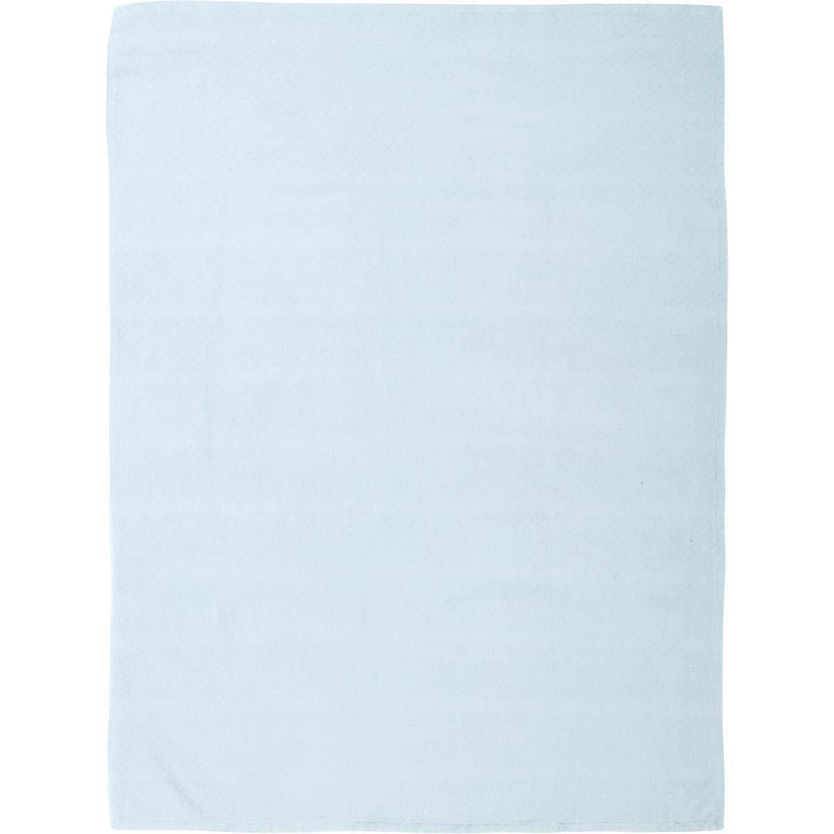 Dusty Blue Baby Blanket 48x36 VHC Brands - The Fox Decor