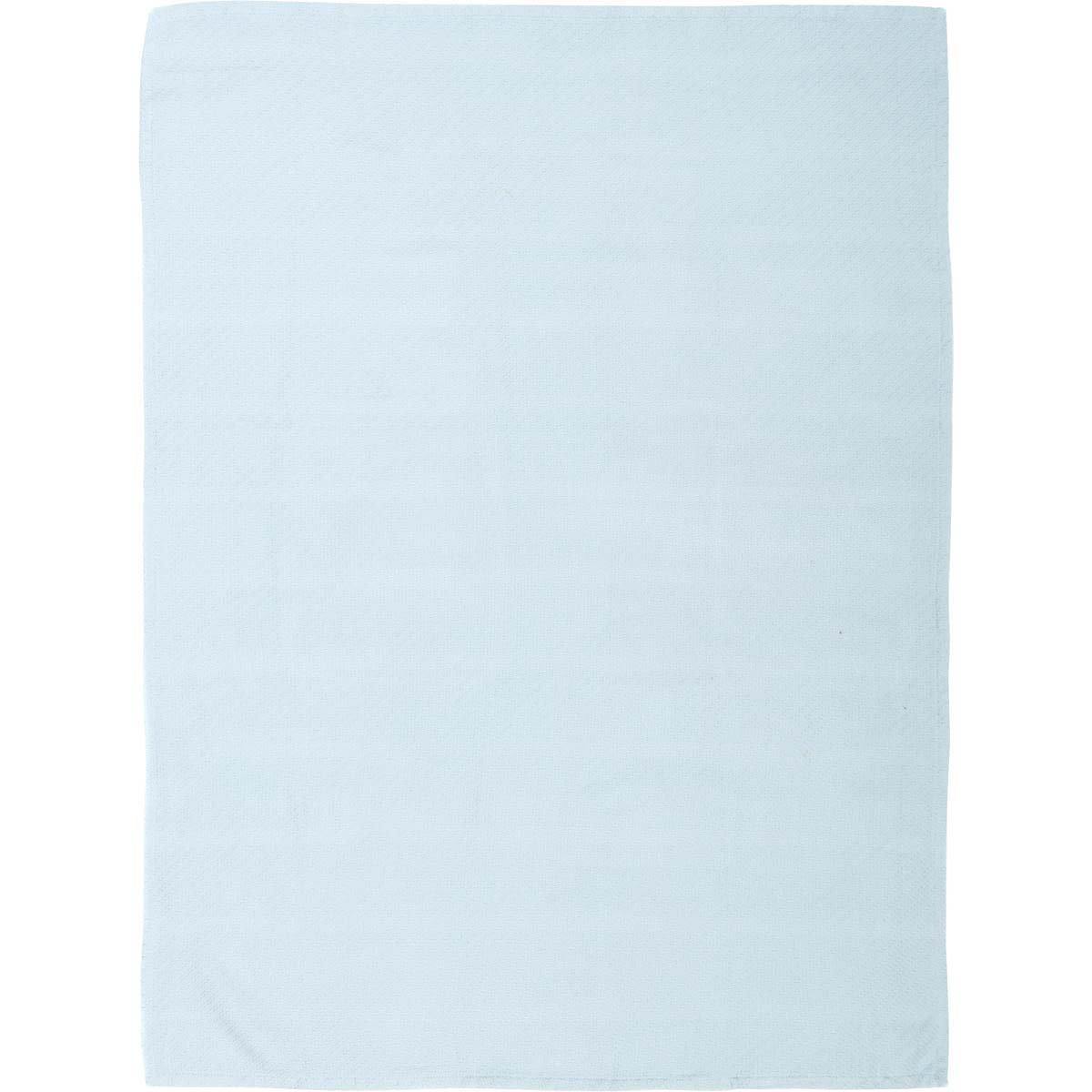 Dusty Blue Baby Blanket 48x36 VHC Brands - The Fox Decor