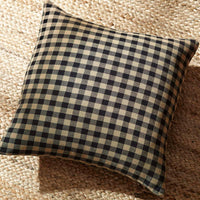Thumbnail for Black Check Pillow Fabric 16x16 - The Fox Decor