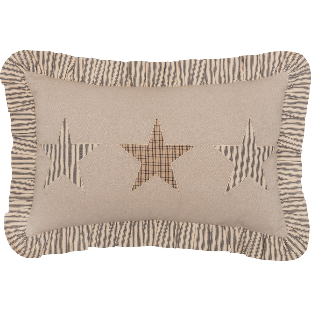 Sawyer Mill Star Charcoal Pillow 14x22 VHC Brands