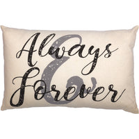 Thumbnail for Casement Natural Always and Forever Pillow 14x22 VHC Brands