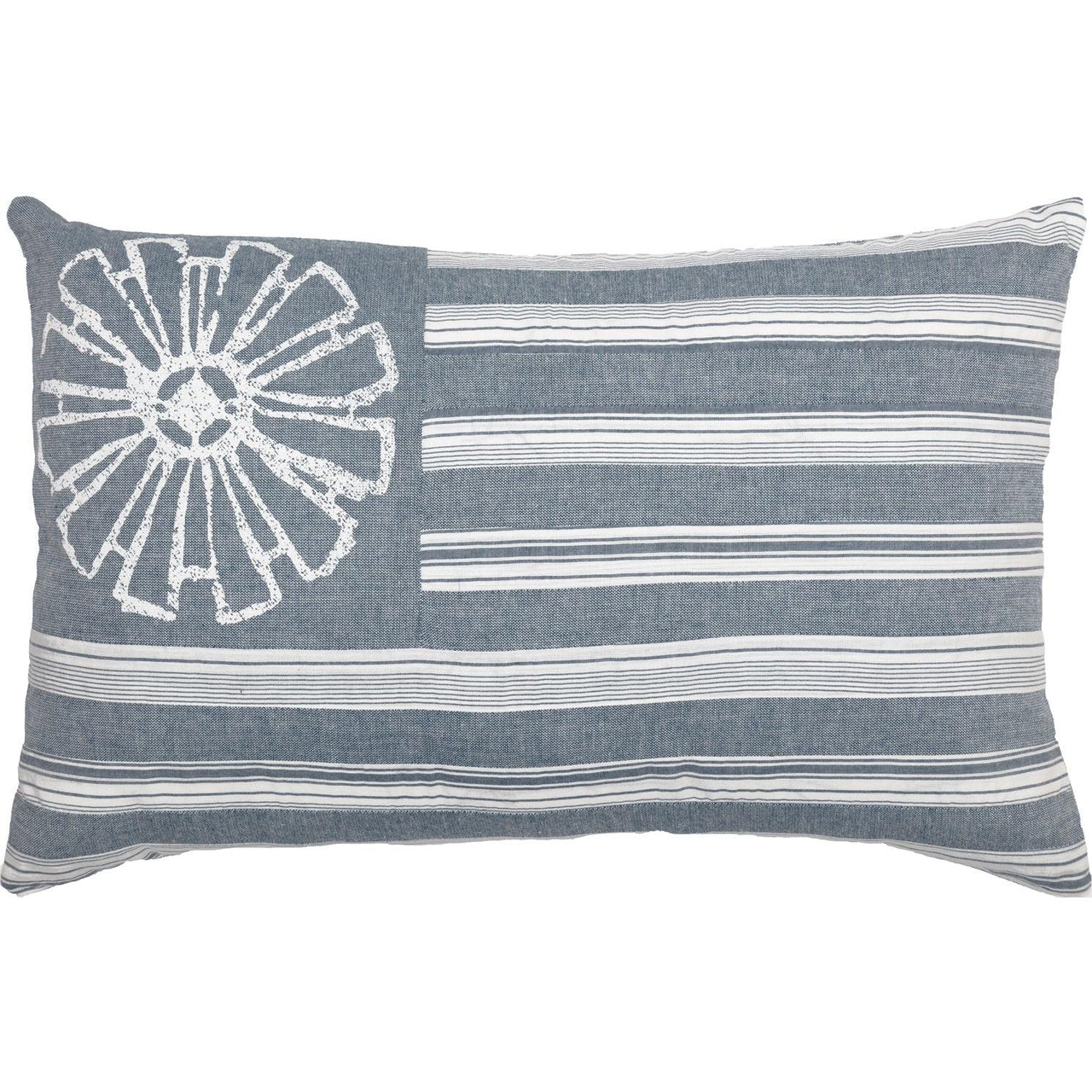 Sawyer Mill Blue Flag Pillow 14x22VHC Brands