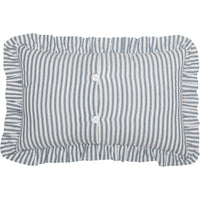 Sawyer Mill Blue Ticking Stripe Fabric Pillow 14x22 VHC Brands - The Fox Decor