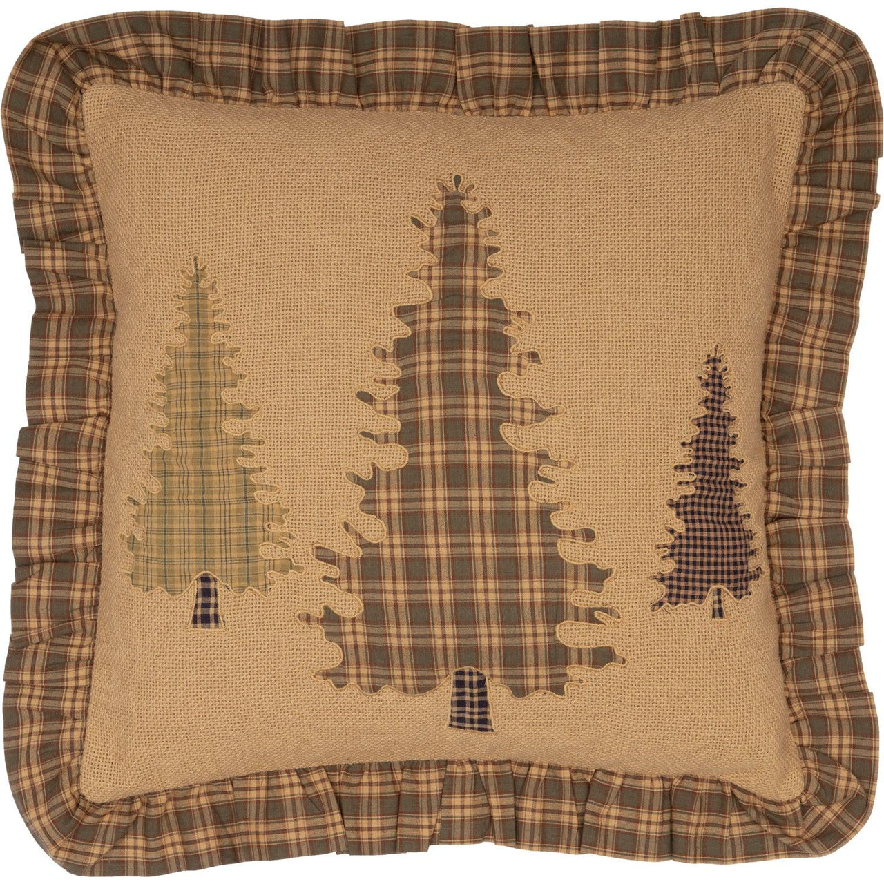 Cedar Ridge Tree Applique Pillow 18x18 VHC Brands