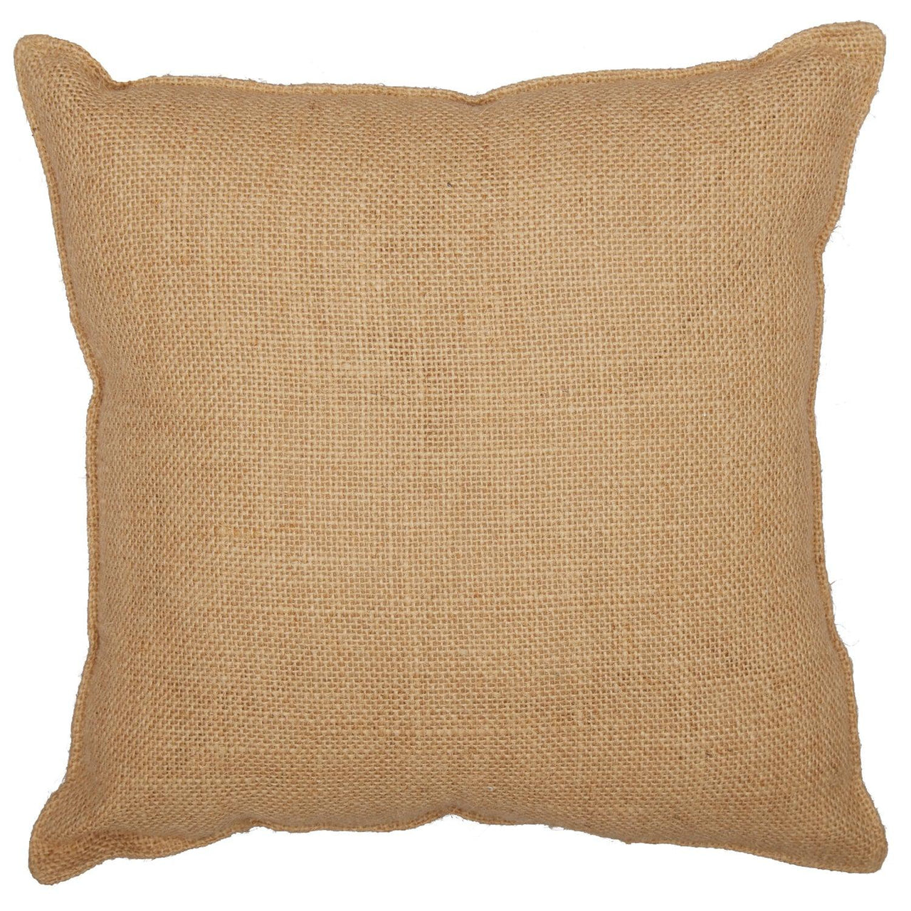 Jute Burlap Natural Harvest Garden Pumpkin Pillow 12x12 VHC Brands - The Fox Decor