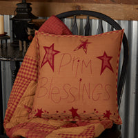 Thumbnail for Ninepatch Star Prim Blessings Pillow 18x18VHC Brands