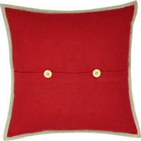 Thumbnail for Burlap Santa Reindeer Pillow 18x18 VHC Brands