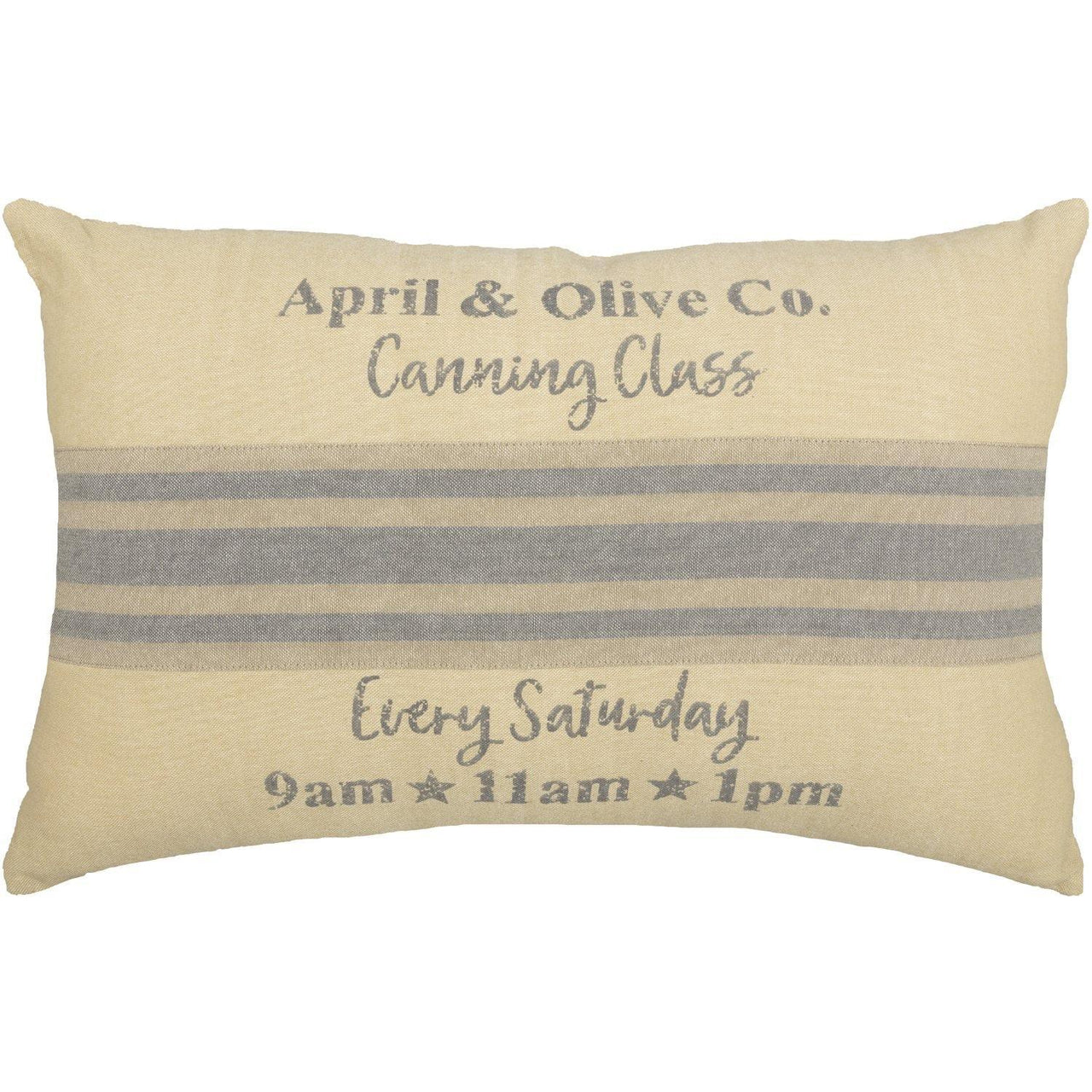 Farmer's Market Canning Pillow 14x22 VHC Brands - The Fox Decor