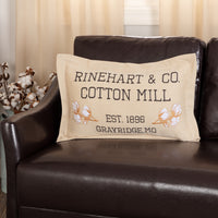 Thumbnail for Ashmont Cotton Mill Co. Pillow 14x22 VHC Brands
