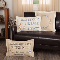 Thumbnail for Ashmont Cotton Mill Co. Pillow 14x22 VHC Brands