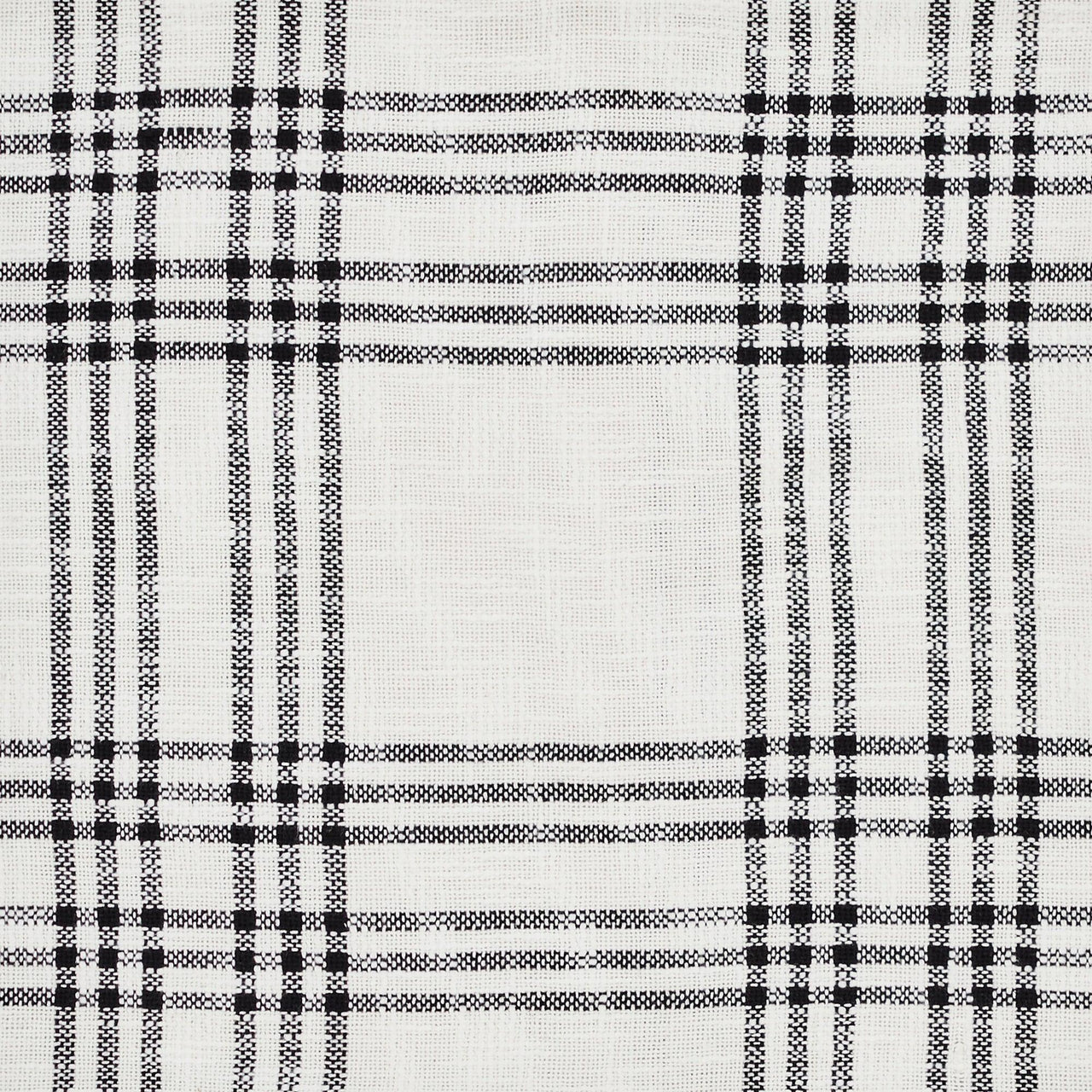 Black Plaid Woven Throw 60x50 VHC Brands - The Fox Decor