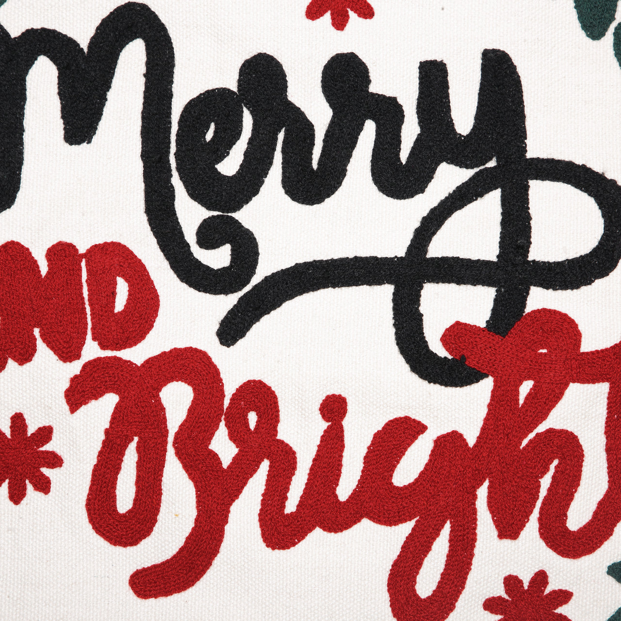 Black Plaid Merry & Bright Pillow Cover 18x18 VHC Brands