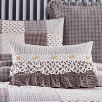 Thumbnail for Florette Ruffled Pillow 14x22 VHC Brands