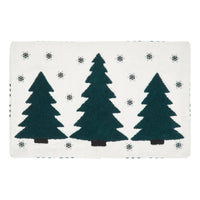 Thumbnail for Pine Grove Plaid Embroidered Trees Pillow Cover 14x22 VHC Brands - The Fox Decor