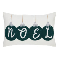 Thumbnail for Pine Grove Plaid Noel Ornament Pillow 14x22 VHC Brands