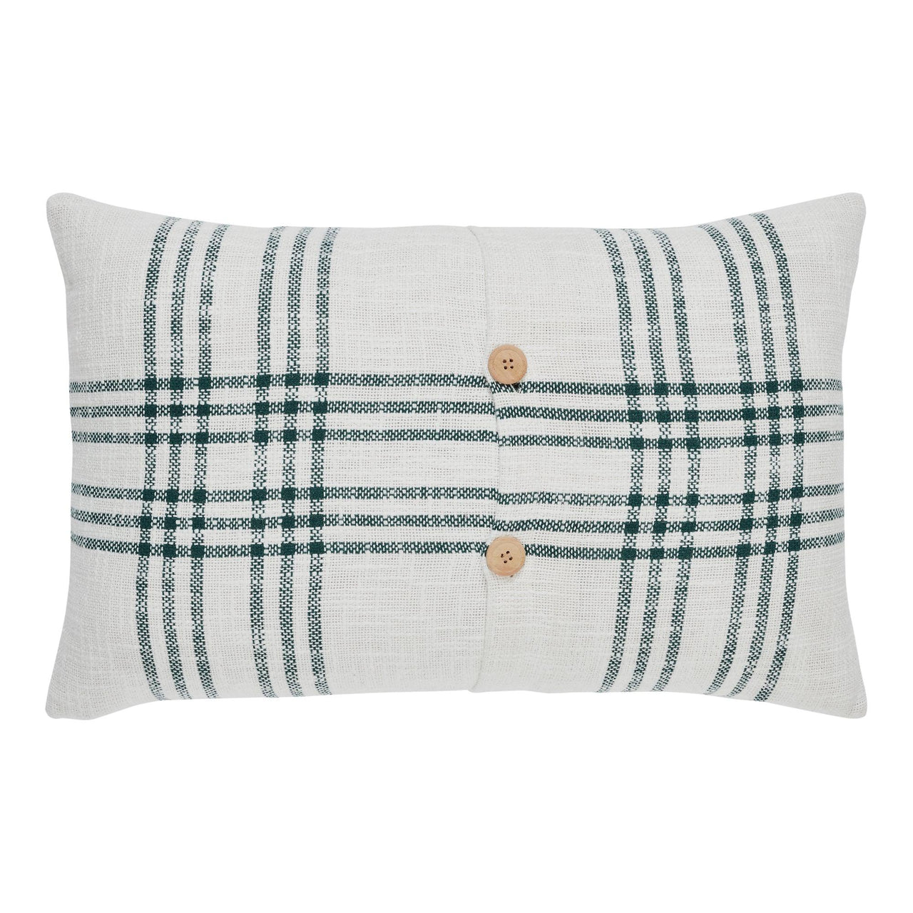 Pine Grove Plaid Noel Ornament Pillow 14x22 VHC Brands