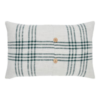Thumbnail for Pine Grove Plaid Noel Ornament Pillow 14x22 VHC Brands