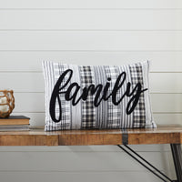 Thumbnail for Sawyer Mill Black Family Pillow 14x22 VHC Brands