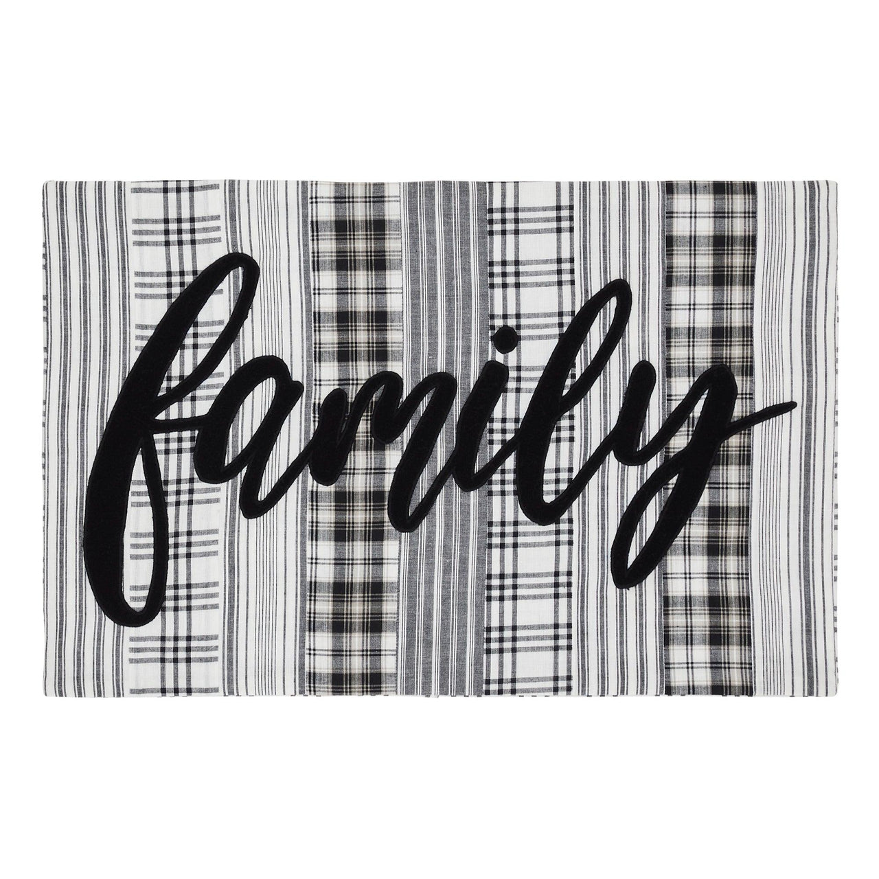 Sawyer Mill Black Family Pillow Cover 14x22 VHC Brands - The Fox Decor