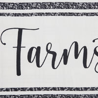Thumbnail for Sawyer Mill Black Farmstead Pillow 14x22 VHC Brands